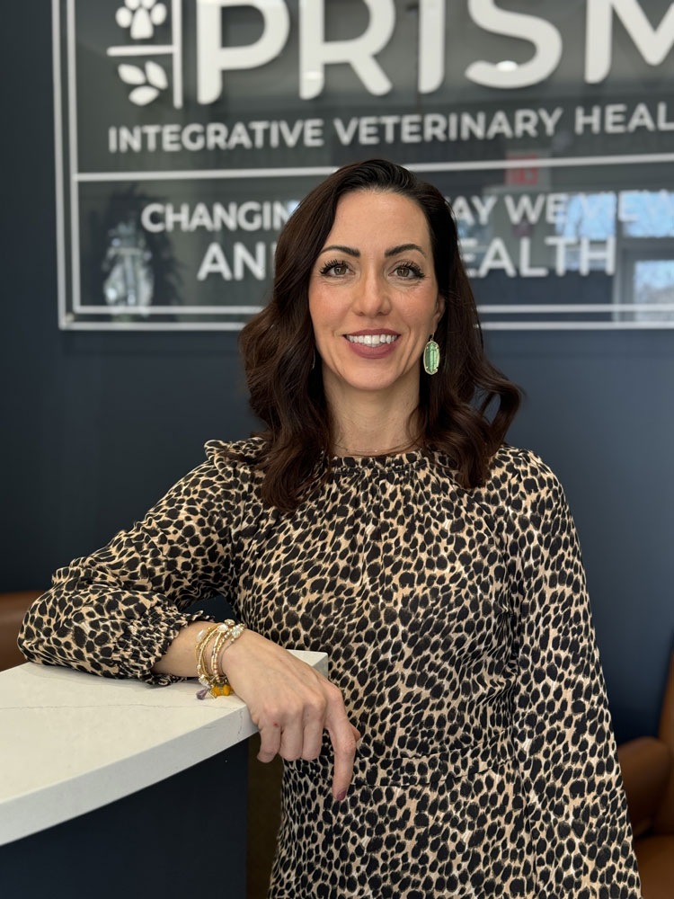 Dr. Kendra Pope at Prism, Integrative Veterinary Health Institute